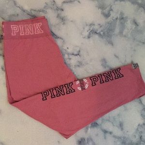 PINK Victoria’s Secret - Mauve Yoga leggings.